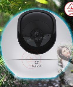 CAMERA IP WIFI TRONG NHÀ EZVIZ CS-C6-A0-8C4WF(4MM) (4MP, QUAY QUÉT 2K, TÍCH HỢP AI) ới công nghệ AI, Ezviz C6 2K+ có thể nhận dạng chuyển động của con người, đồng thời tự động xoay theo chuyển động để theo dõi, và tự động phóng to hình ảnh lên đến 4 lần để theo dõi cận cảnh chuyển động đó.