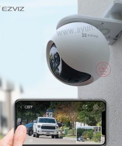Camera EZVIZ CS-C8PF Ống Kính Kép 1080P có Chế độ xem 2 màn hình (PiP) rộng hơn, rõ ràng hơn, Nhân đôi chế độ xem với màn hình hiển thị hai màn hình,Thu phóng hỗn hợp 8 lần ấn tượng, rõ nét và mở rộng tầm nhìn,Cảnh báo thông minh với tính năng phát hiện dáng người bằng công nghệ AI.