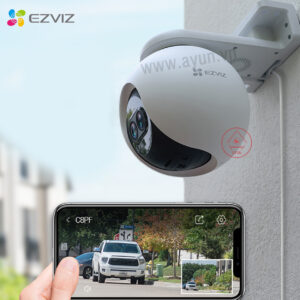 Camera EZVIZ CS-C8PF Ống Kính Kép 1080P có Chế độ xem 2 màn hình (PiP) rộng hơn, rõ ràng hơn, Nhân đôi chế độ xem với màn hình hiển thị hai màn hình,Thu phóng hỗn hợp 8 lần ấn tượng, rõ nét và mở rộng tầm nhìn,Cảnh báo thông minh với tính năng phát hiện dáng người bằng công nghệ AI.
