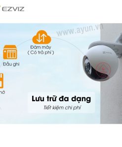 Camera EZVIZ CS-C8PF Ống Kính Kép 1080P có Chế độ xem 2 màn hình (PiP) rộng hơn, rõ ràng hơn, Nhân đôi chế độ xem với màn hình hiển thị hai màn hình,Thu phóng hỗn hợp 8 lần ấn tượng, rõ nét và mở rộng tầm nhìn,Cảnh báo thông minh với tính năng phát hiện dáng người bằng công nghệ AI.