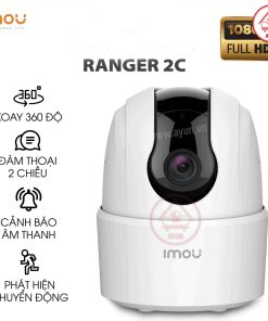 Camera IP WIFI IMOU RANGER 2C IPC-TA22CP Với tính năng giám sát trực tiếp Full HD 1080P và các tính năng xoay 0 ~ 355 ° & -5 ~ 80 °, Ranger 2C đảm bảo mọi ngóc ngách trong ngôi nhà của bạn được bao phủ hoàn toàn. Human Detection nhanh chóng tìm thấy mục tiêu của con người trong hình ảnh và ngay lập tức gửi thông báo cho bạn. Privacy Mode giúp bảo vệ quyền riêng tư cá nhân của bạn khi bạn ở nhà và chức năng. Smart Tracking cho phép máy ảnh theo dõi các đối tượng chuyển động khi phát hiện chuyển động