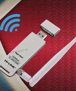 USB Wifi 150Mbps TP-Link TL-WN722N với tốc độ truyền tải 150Mbps, được thiết kế để cung cấp kết nối Wifi cho các thiết bị không có tính năng Wifi tích hợp. Với khả năng thu sóng Wifi mạnh mẽ và công nghệ ăng-ten kép, TL-WN722N có thể cải thiện hiệu suất kết nối cho các thiết bị cũ hoặc thiết bị có kết nối Wifi yếu. Bộ thu phát Wifi này cũng hỗ trợ mã hóa WEP, WPA/WPA2 và WPA-PSK/WPA2-PSK để bảo vệ an ninh của mạng của bạn.