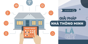 Giải pháp Nhà thông minh (Smart Home Solution) là sự thiết kế các thiết bị nhà thông minh (Smart Home Devices) theo nhu cầu của chủ nhà, nhằm kết nối và điều khiển các thiết bị điện trong nhà như đèn chiếu sáng, rèm cửa, bình nước nóng, Tivi, điều hòa…