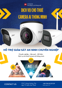 Dịch vụ cho thuê camera quan sát thông minh tại Đắk Lắk