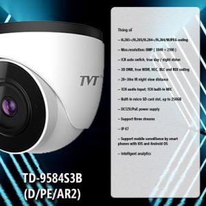 CAMERA DOME TD-9584S3B phân tích thông minh