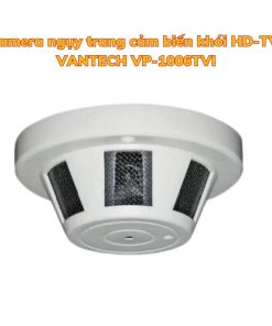 Camera HD-TVI ngụy trang cảm biến khói VANTECH VP-1006T - Sử dụng công nghệ mới HD-TVI cho hình ảnh sắc nét. - Công nghệ HD-TVI (High Definition Transport Video Interface): HD-TVI truyền tải hình ảnh, dữ liệu đảm bảo chất lượng hình ảnh, Video rõ ràng, không bị trễ hình với khoảng cách truyền tín hiệu 300 mét đến 500 mét qua cáp đồng trục RG59 - 75Ω. - Độ phân giải: 2.0 Megapixel. - Ống kính: Pinhole lens. - Chức năng camera quan sát Ngày/Đêm (ICR). - Chức năng tự động cân bằng ánh sáng trắng AWB. - Chức năng tự động điều chỉnh độ lợi AGC. - Chức năng bù ngược sáng BLC. - Chức năng giảm nhiễu kỹ thuật số 3D-DNR. - Nguồn điện: 12V DC.