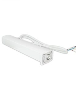 Công tắc rèm DTLM99 là Dòng công tắc này có 2 phiên bản: Loại rèm đơn (3 nút) và loại rèm đôi (4 nút). LM-Sx-CD: là thiết bị công tắc rèm của Lumi dùng để điều khiển loại động cơ rèm Autohome có 3 dây điều khiển. Giao thức truyền thông không dây Zigbee. Phương thức điều khiển: bằng tay, điều khiển từ xa trên ứng dụng Lumi Life thông qua bộ điều khiển trung tâm.