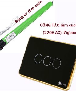 Công tắc rèm cuốn (220V AC) - Zigbee là thiết bị công tắc rèm của Lumi hỗ trợ điều khiển động cơ rèm cuốn dọc. Giao thức truyền thông không dây Zigbee. Phương thức điều khiển: bằng tay, điều khiển từ xa trên ứng dụng Lumi Life thông qua bộ điều khiển trung tâm.