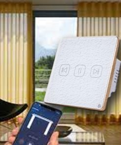 Công tắc rèm ngang (24V - 3 dây tín hiệu) - Zigbee à thiết bị công tắc rèm của Lumi dùng để điều khiển các loại động cơ rèm có 3 dây tín hiệu điều khiển. Giao thức truyền thông không dây Zigbee. Phương thức điều khiển: bằng tay, điều khiển từ xa trên ứng dụng Lumi Life thông qua bộ điều khiển trung tâm.