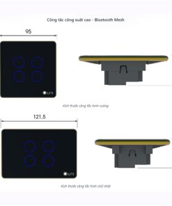 Công tắc cảm ứng - Bluetooth Mesh là Thiết bị hỗ trợ bật/tắt từ 1 đến 4 kênh đầu tải ra. Giao thức truyền thông không dây: Bluetooth Mesh & Zigbee. Phương thức điều khiển: Chạm cảm ứng, điều khiển từ xa trên App Lumi Life, cài đặt lịch tự động, cài đặt với cảm biến.