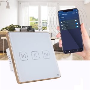 Công tắc rèm ngang (24V - 3 dây tín hiệu) - Zigbee à thiết bị công tắc rèm của Lumi dùng để điều khiển các loại động cơ rèm có 3 dây tín hiệu điều khiển. Giao thức truyền thông không dây Zigbee. Phương thức điều khiển: bằng tay, điều khiển từ xa trên ứng dụng Lumi Life thông qua bộ điều khiển trung tâm.