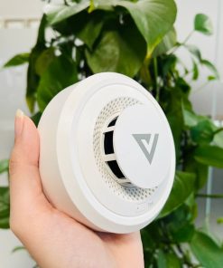 Cảm biến khói thông minh là thiết bị có thể phát hiện khói và gửi cảnh báo nguy cơ cháy về điện thoại di động. Hoạt động trong hệ sinh thái nhà thông minh (smarthome), dữ liệu từ cảm biến báo khói có thể kích hoạt kịch bản phòng cháy thông minh như bật máy bơm, mở van điện, mở rèm, bật còi hú to và gửi cảnh báo qua điện thoại cho những người trong cùng nhà, hoặc cho từng hộ liên gia trong khu phố.